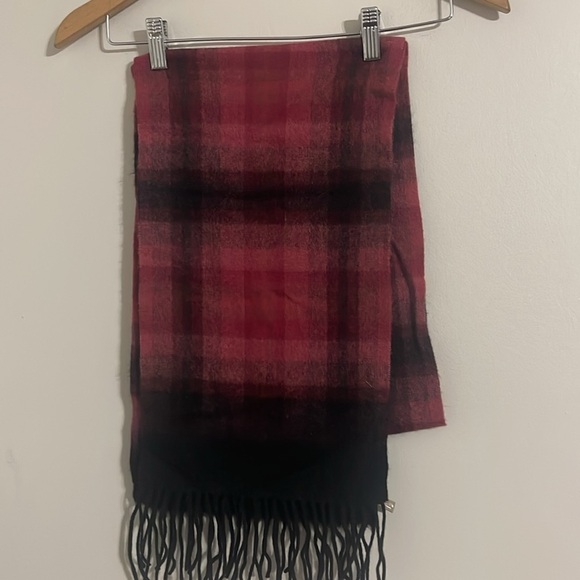 cashmere  red nordstrom scarf - Picture 1 of 4